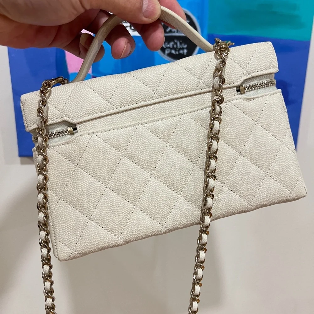 Chanel 25C Vanity / Clutch with Chain (LP Style Bag) - Picture 3 of 7